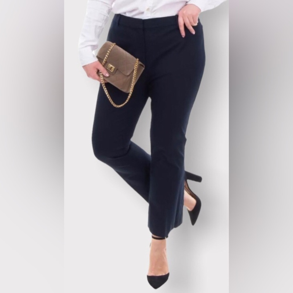 10 Crosby Derek Lam, Tailored Trousers with Flared Bottoms, Size 18